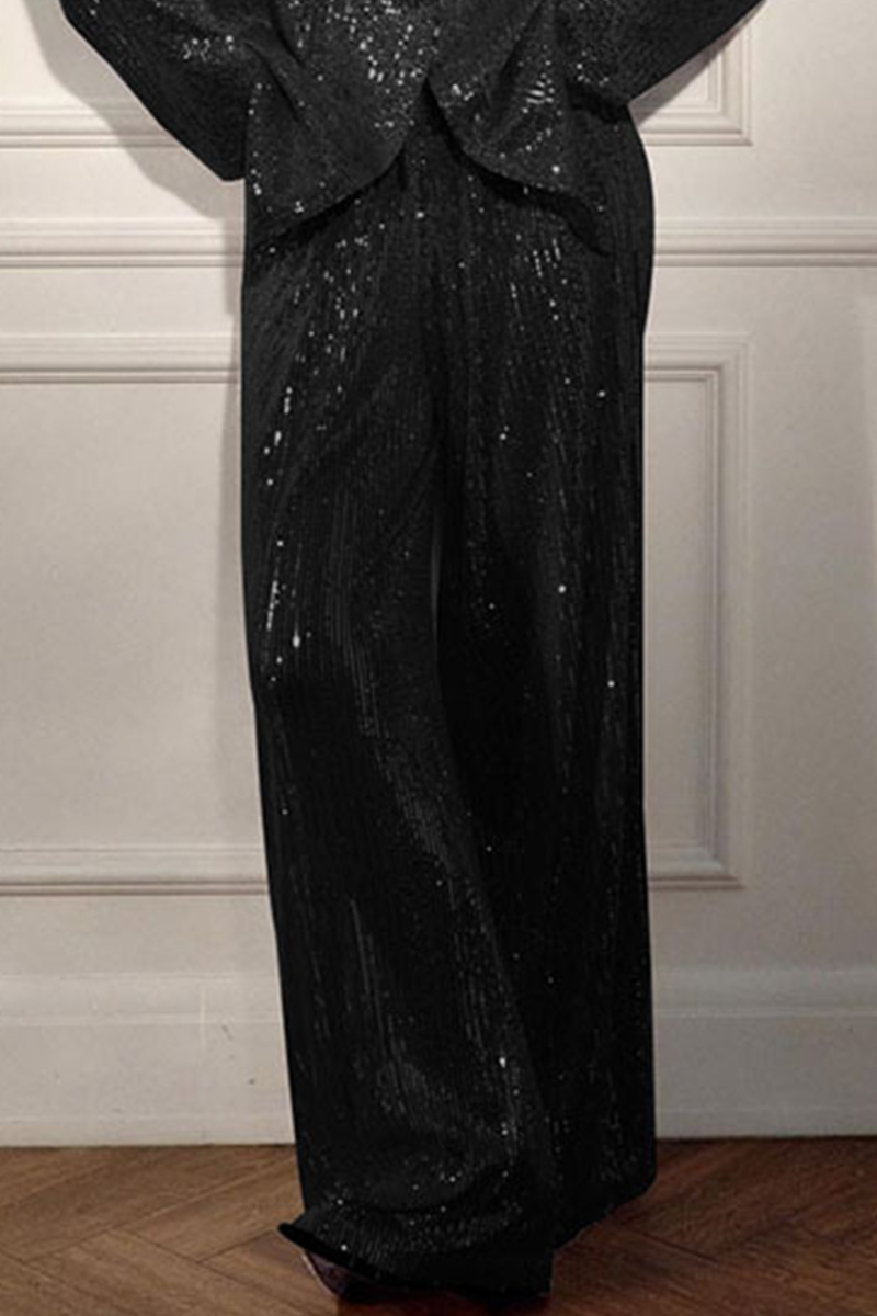 Glamorous Oversized Sequin Pants For Women
