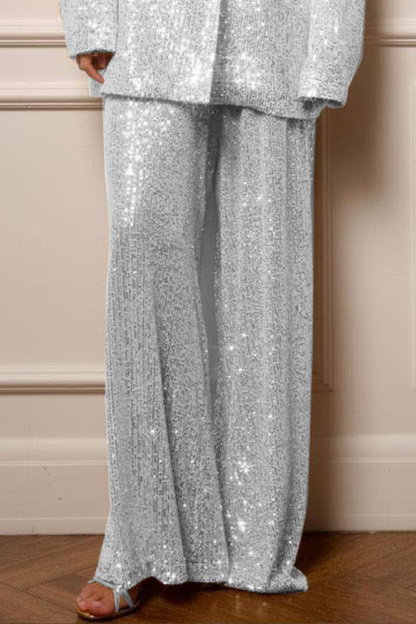 Glamorous Oversized Sequin Pants For Women