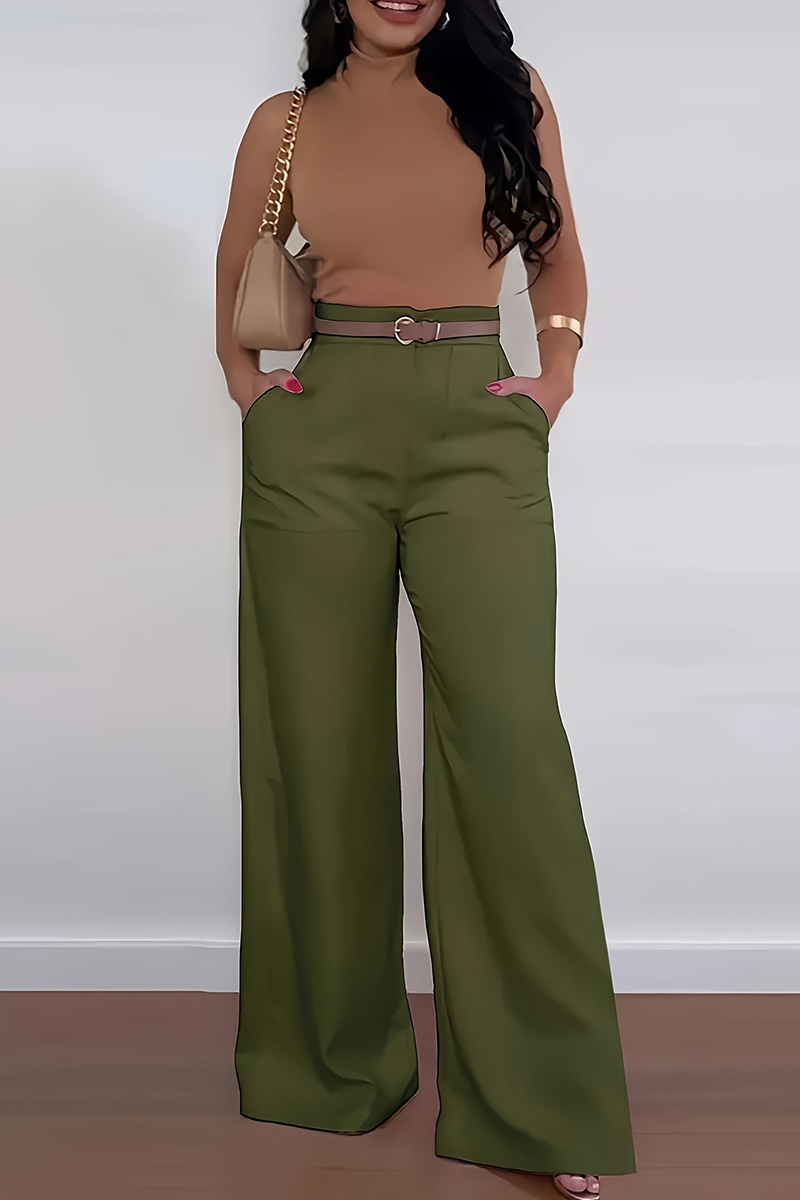 Women's Relaxed-Fit Wide-Leg Trousers
