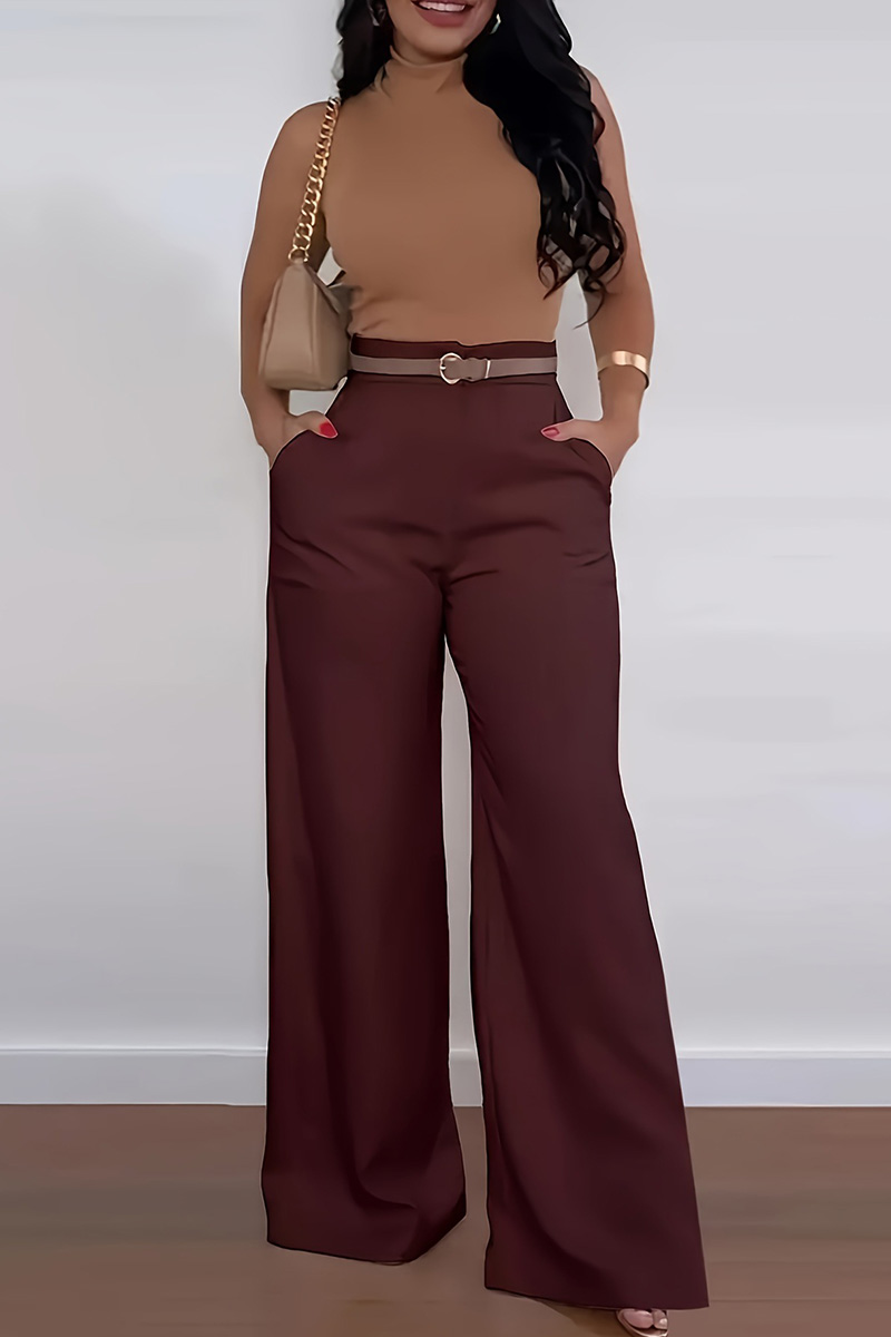 Women's Relaxed-Fit Wide-Leg Trousers