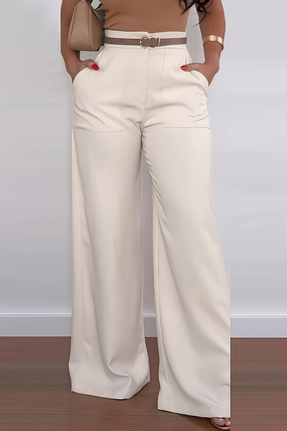 Women's Relaxed-Fit Wide-Leg Trousers