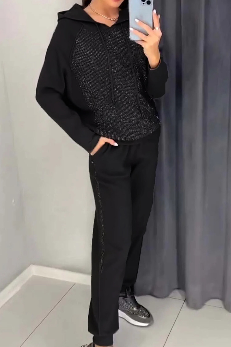 Women's Casual Hooded Tracksuit Set