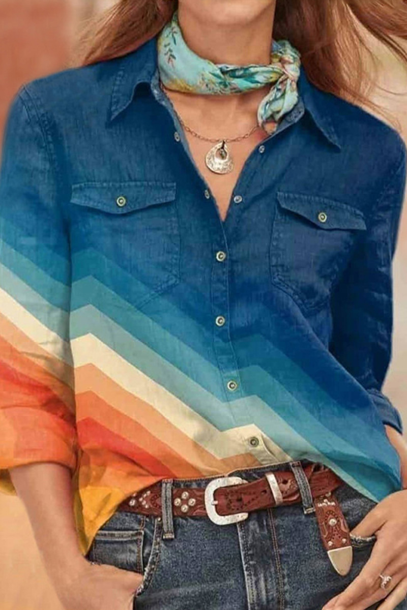 Women's Commute Denim Long Sleeve Shirt