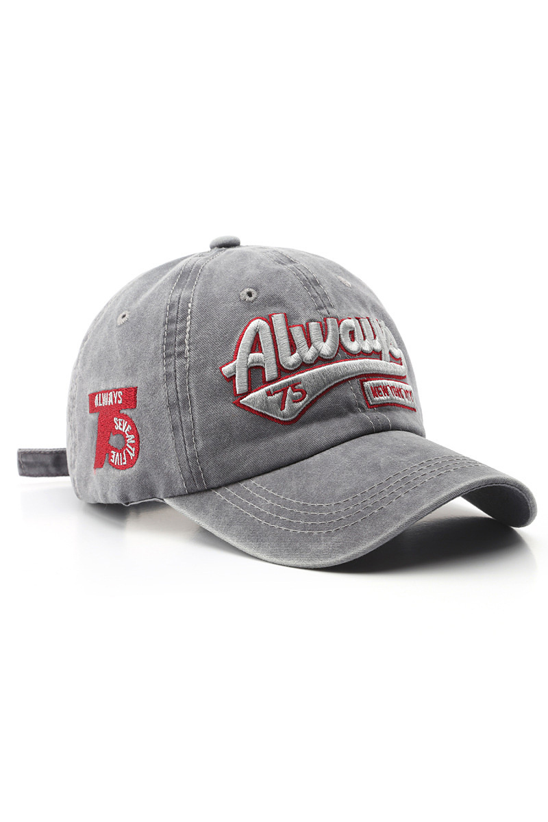 Women's Street Embroidered Letter Baseball Cap