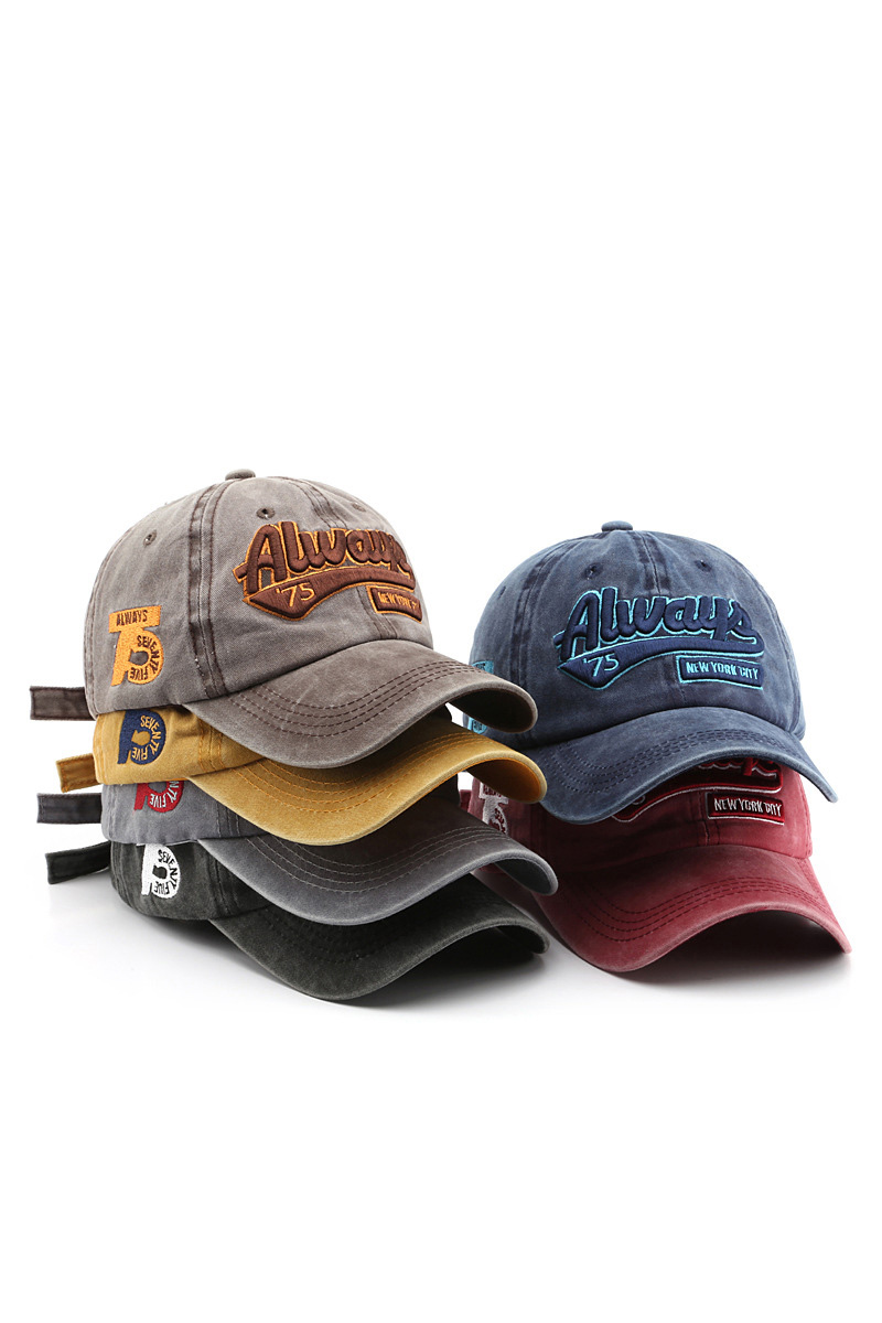 Women's Street Embroidered Letter Baseball Cap