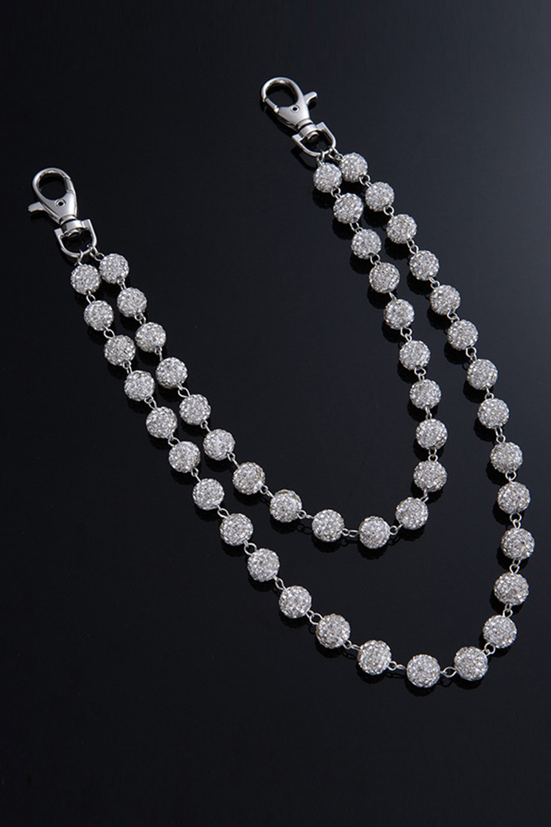 Women's Fashion Diamond Studded Ball Chain
