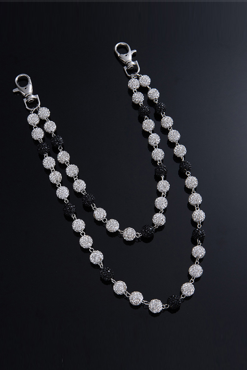 Women's Fashion Diamond Studded Ball Chain