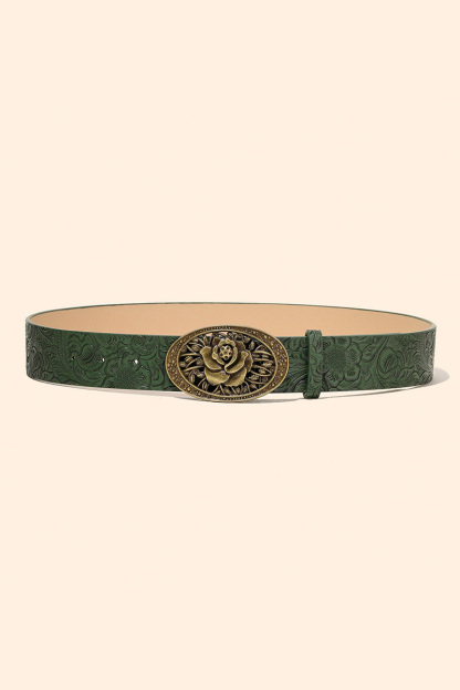 Vintage Embossed Design Belt For Stylish Women