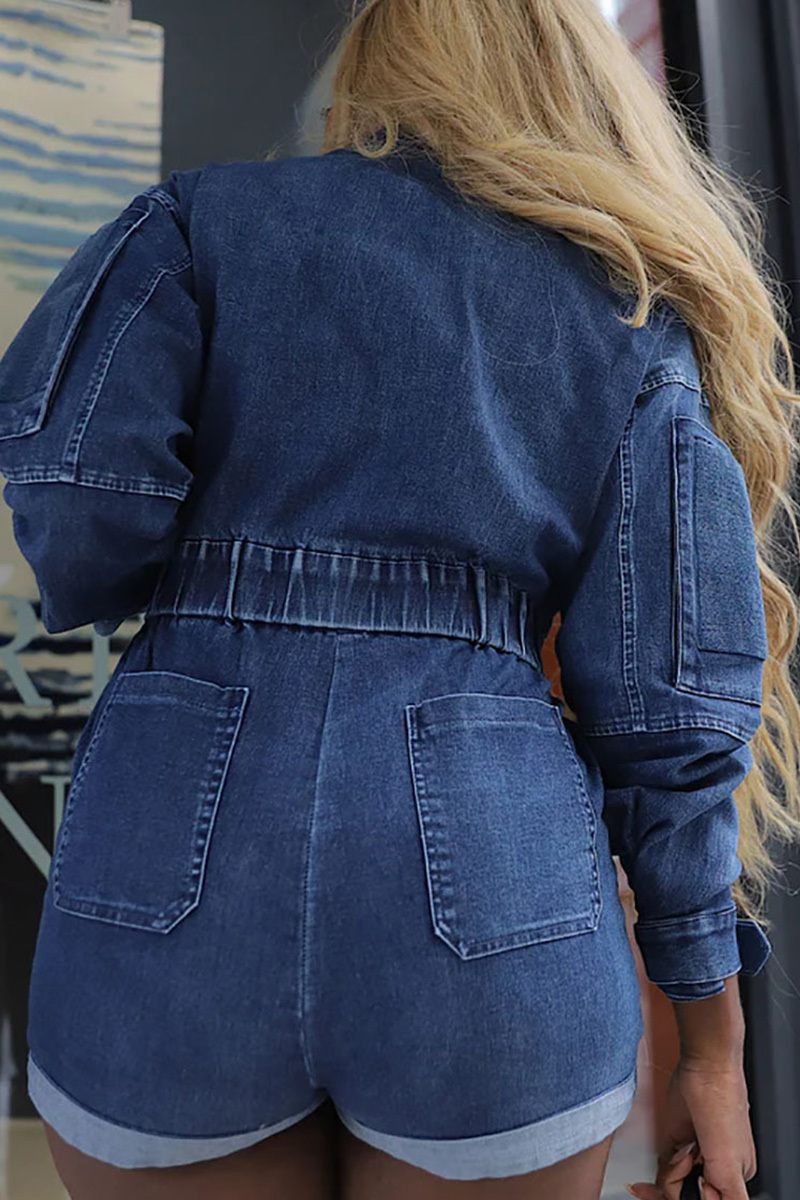 Women's Street Wash Long Sleeve Jumpsuit