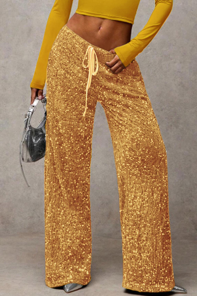 Women's Streamlined Stretch Slimming Drawstring Trousers