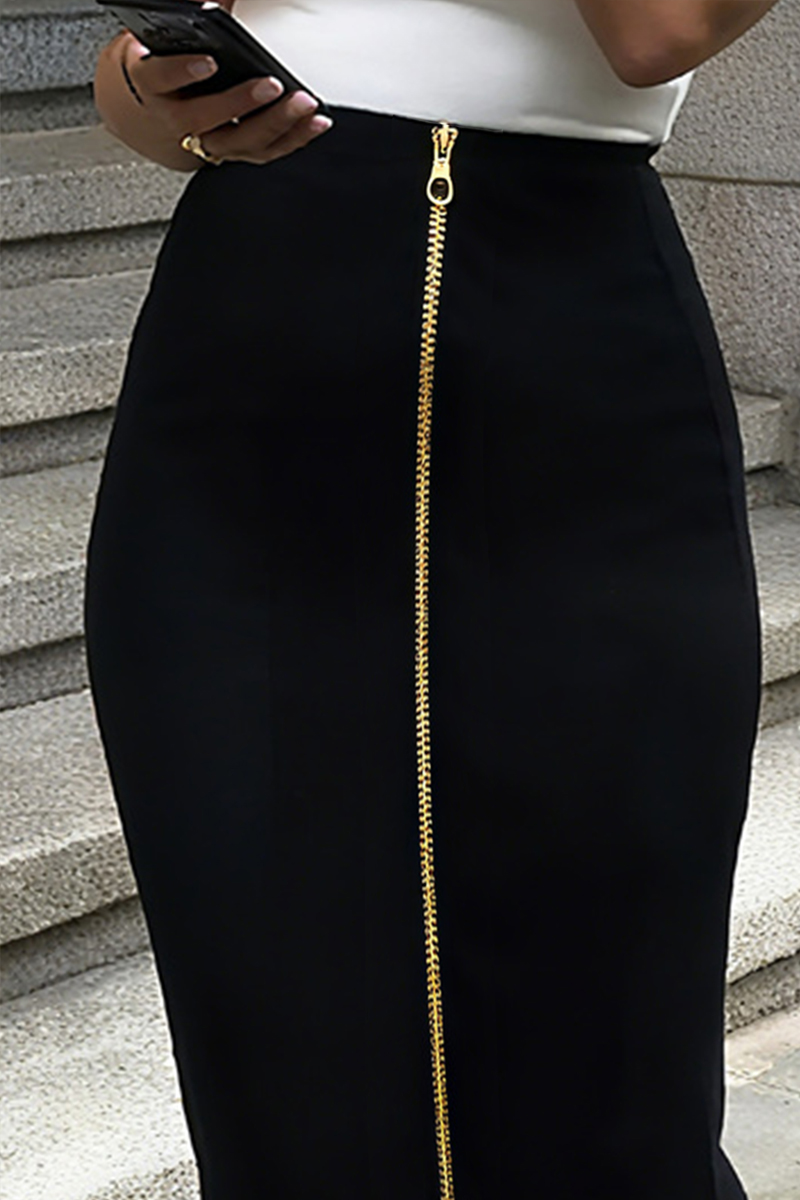 Women's Casual Urban Natural Slimming Long Skirt Slimming Day Spring And Summer
