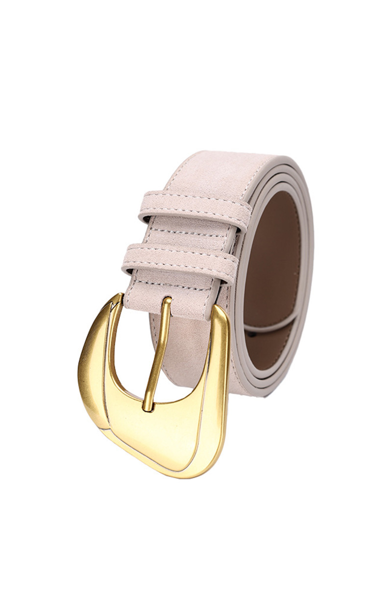 Vintage Suede Leather Belt For Women