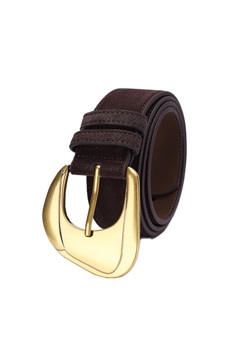 Vintage Suede Leather Belt For Women