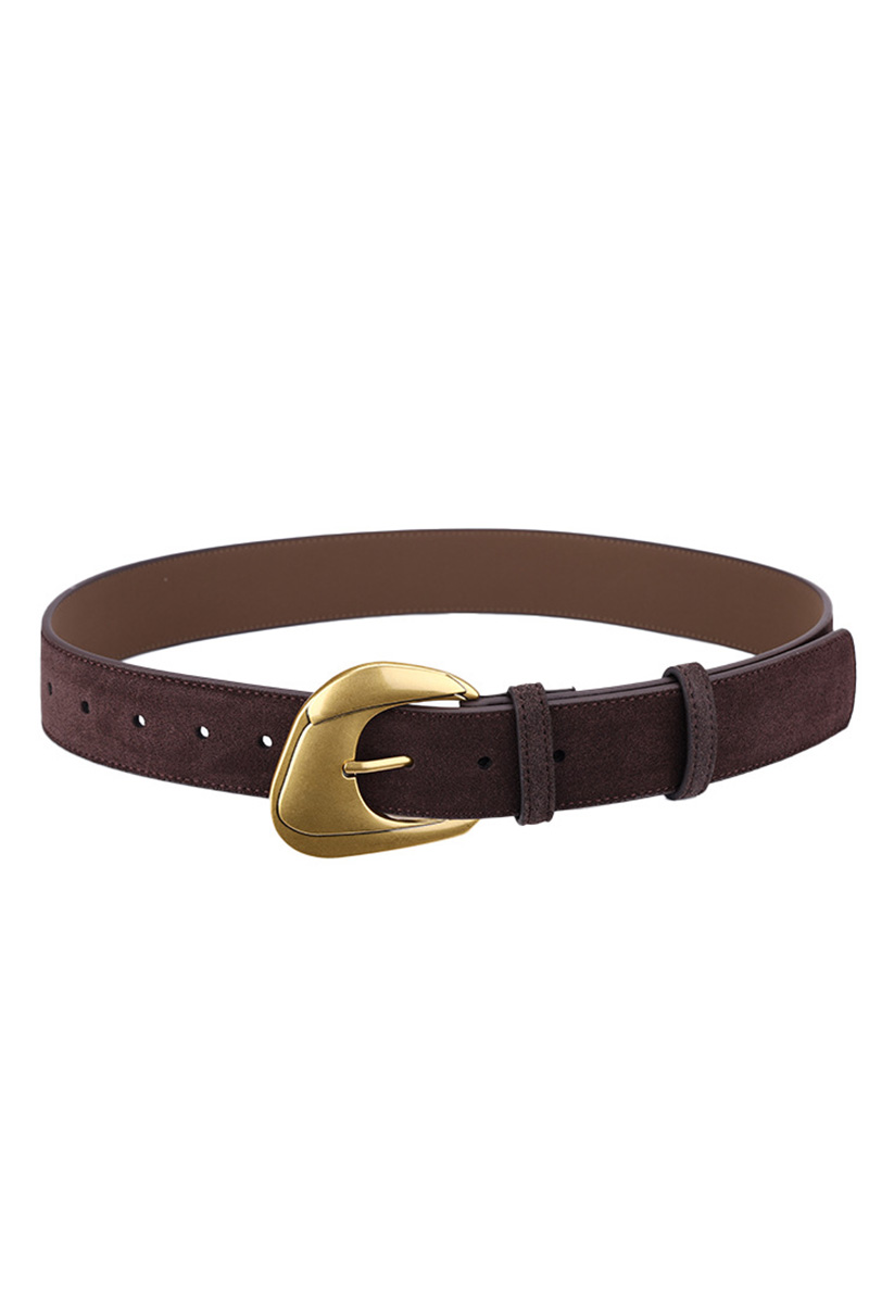 Vintage Suede Leather Belt For Women