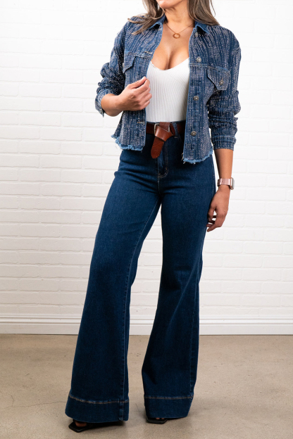 Women's Rhinestone Jacket, The Ultimate Dazzling Eye-Catching Item!