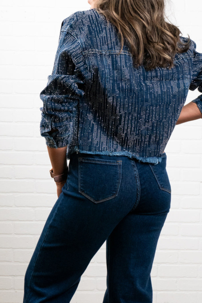 Women's Rhinestone Jacket, The Ultimate Dazzling Eye-Catching Item!