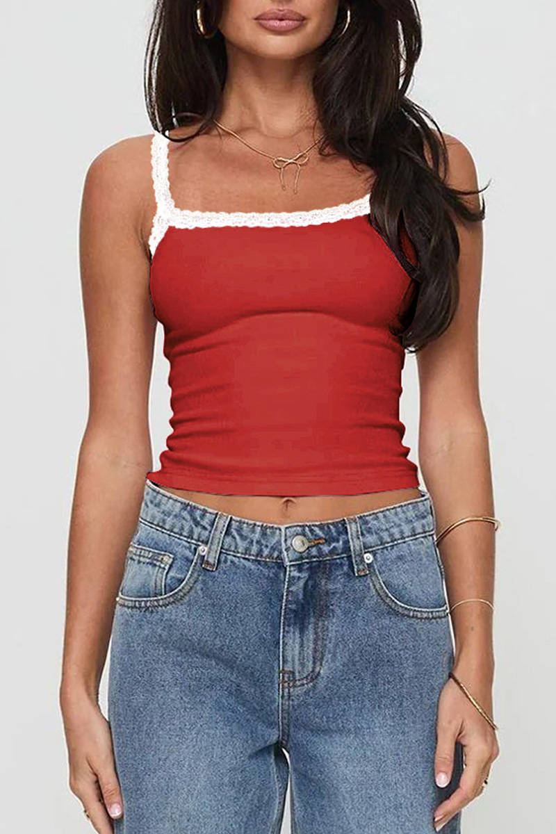 Women's Designer Lace Stretch Vest