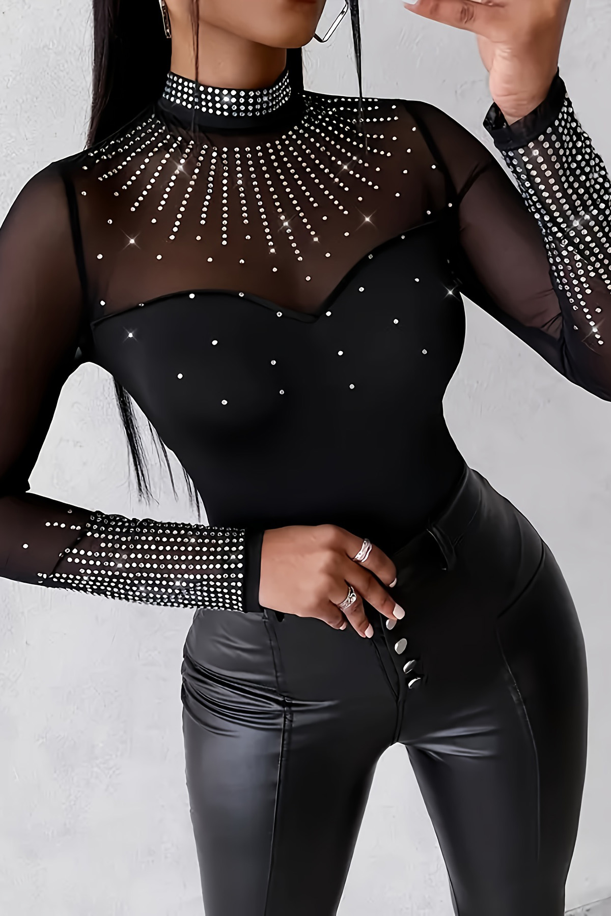 Women's Sexy Rhinestone Top