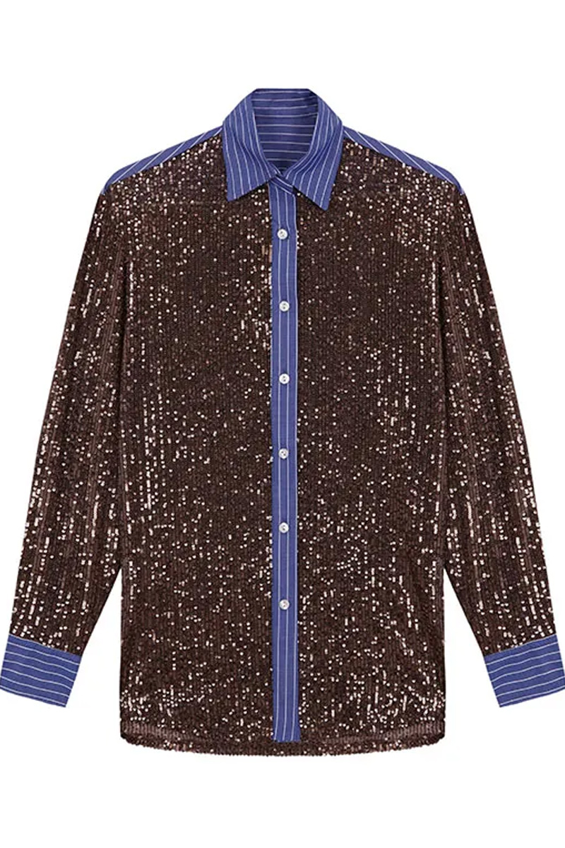 Women's Elegant Sequined Top And Pants