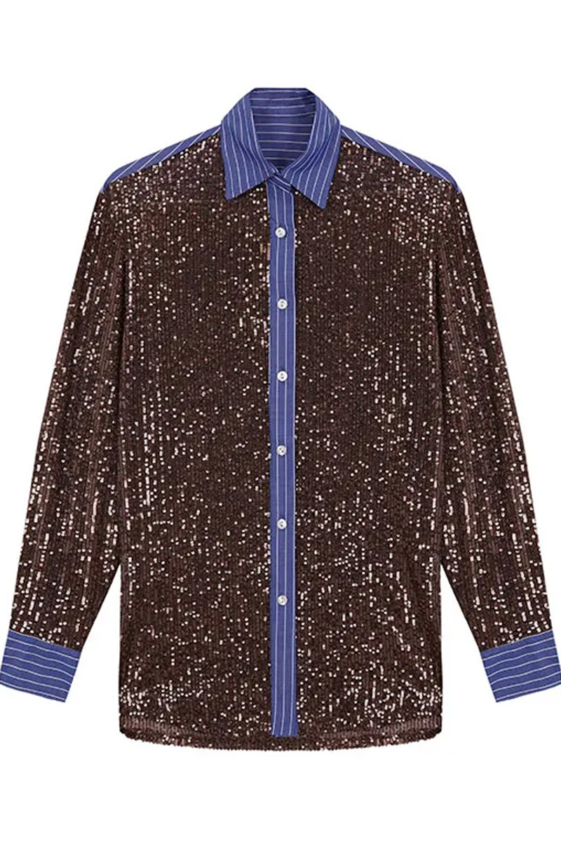 Women's Elegant Sequined Top And Pants