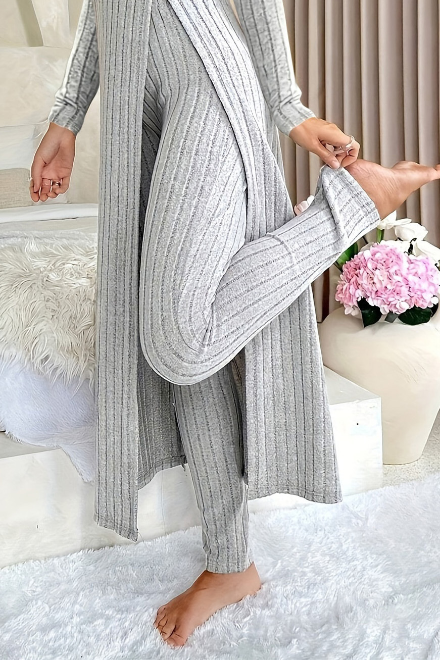 Women's Casual Long Sleeved Top＆Tight Fitting Trousers