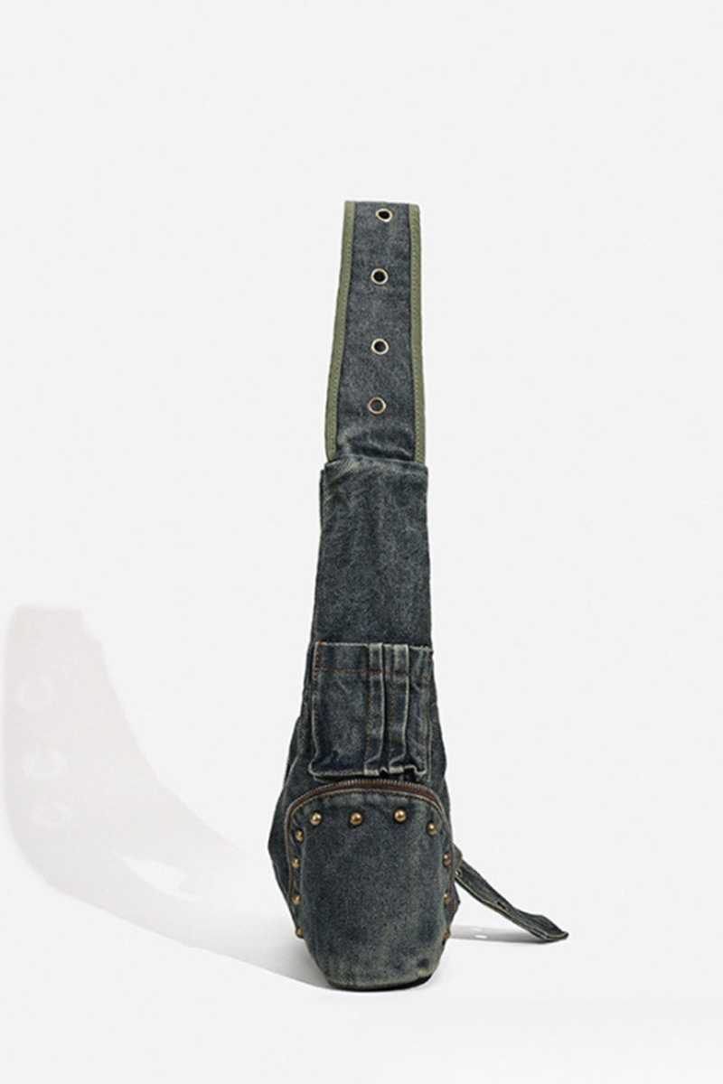 Women's Fashion Washed-Vintage Underarm Bag