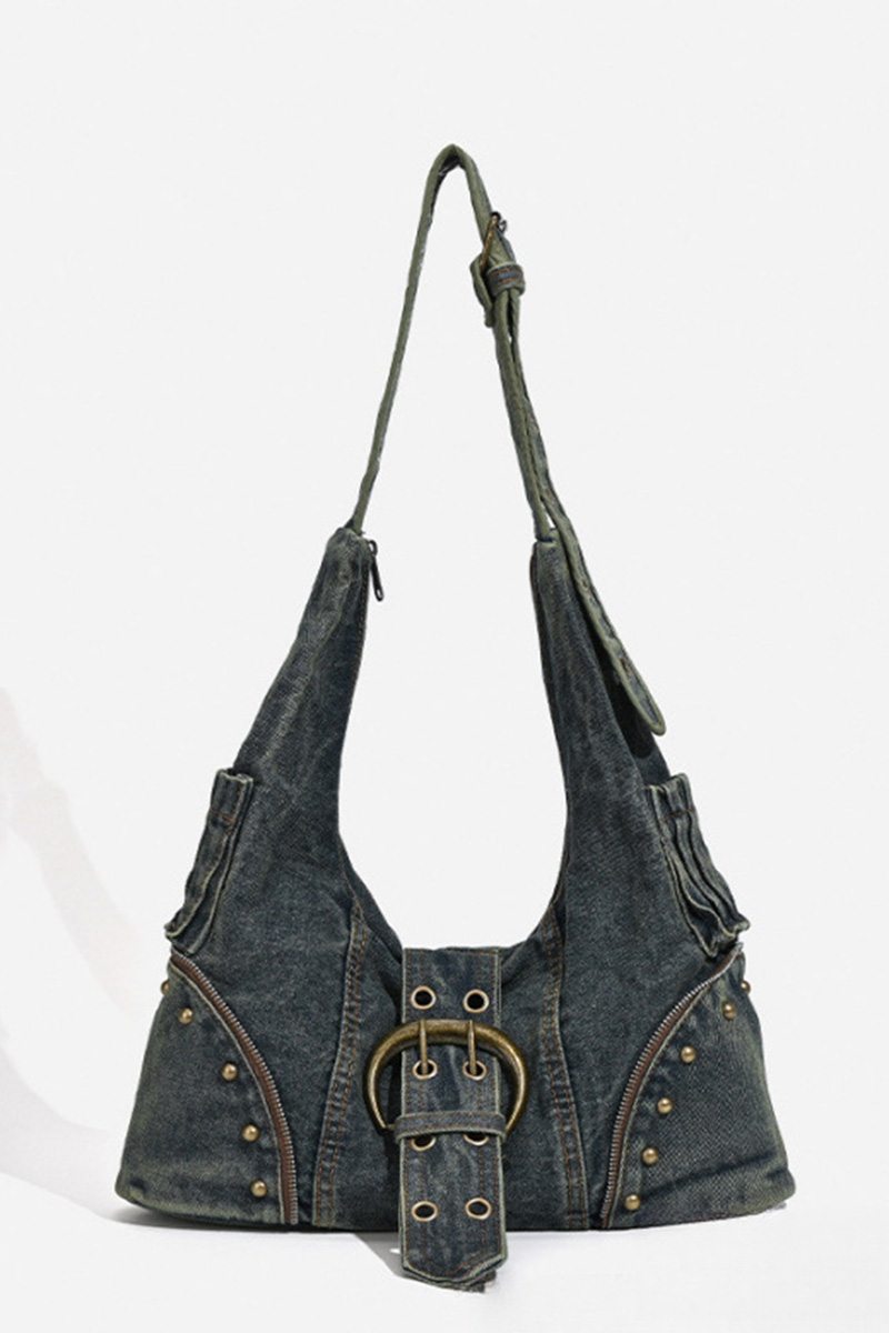Women's Fashion Washed-Vintage Underarm Bag