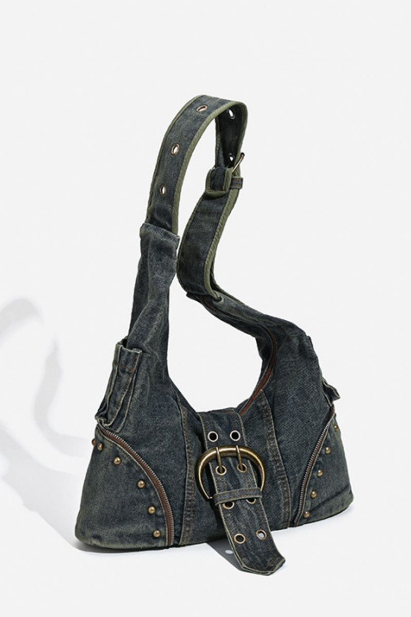 Women's Fashion Washed-Vintage Underarm Bag