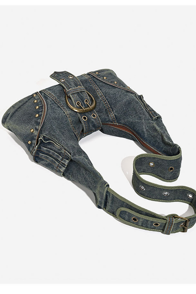 Women's Fashion Washed-Vintage Underarm Bag