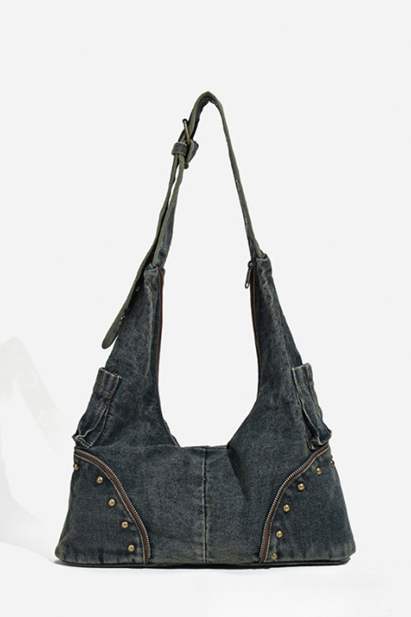 Women's Fashion Washed-Vintage Underarm Bag