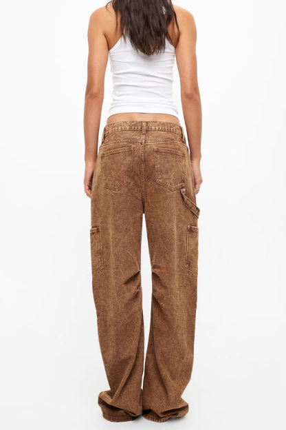 Women's Casual Retro Worn Jeans