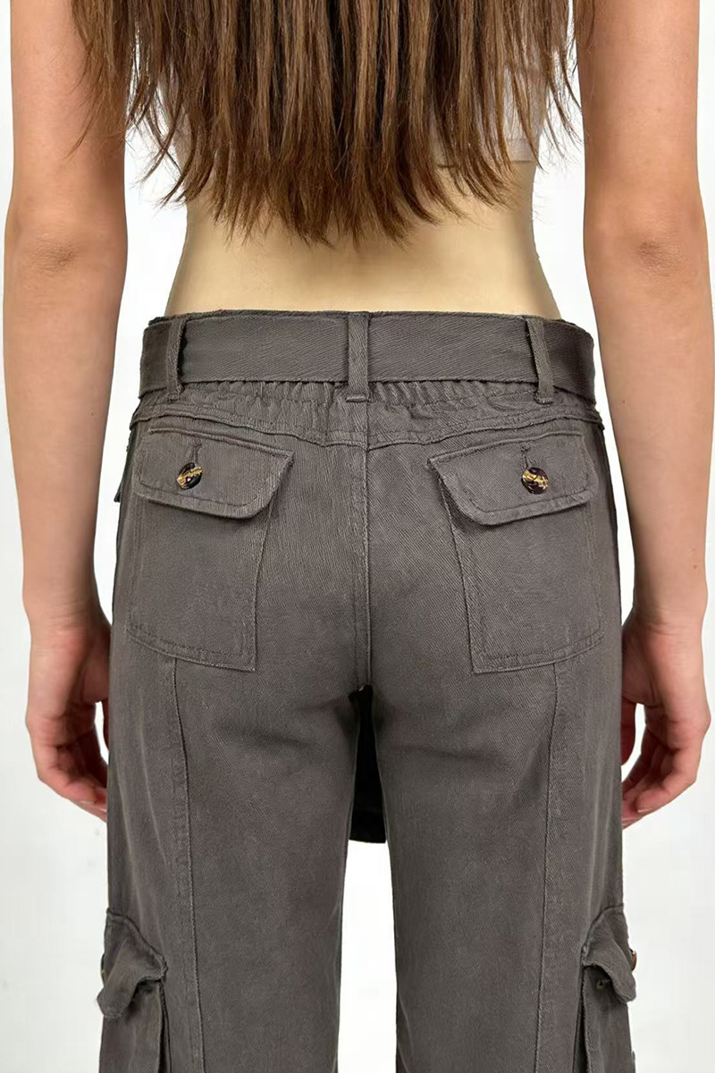 Women's Vintage Straight Cargo Jeans