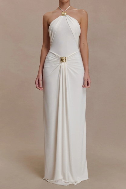 Elegant Backless Long Dress For Women