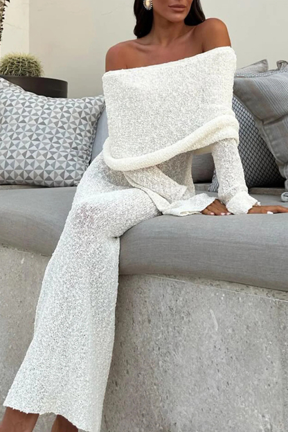 Elegant Off-The-Shoulder Long Dress For Women