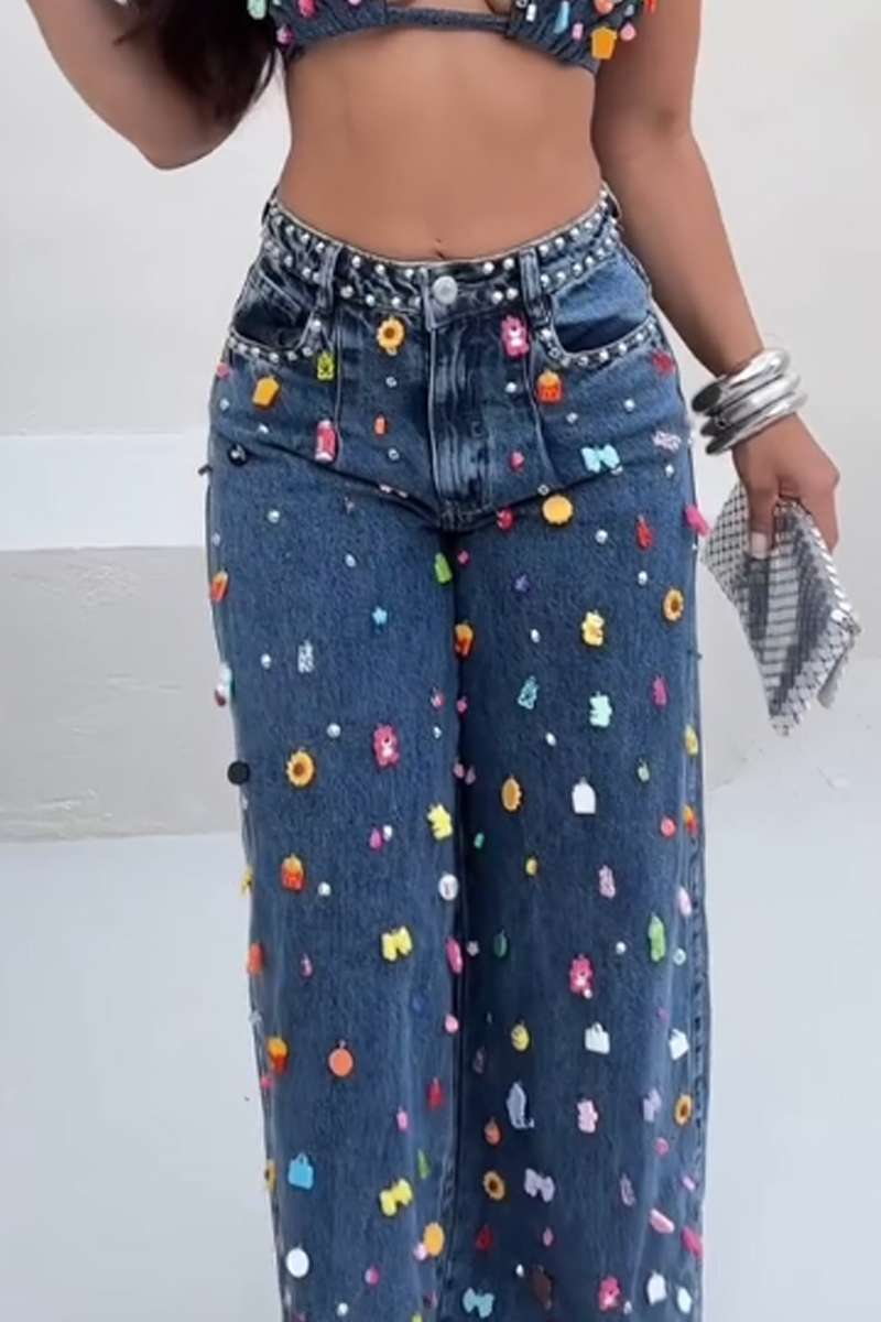 Hot Selling Women's Casual Straight Leg Jeans