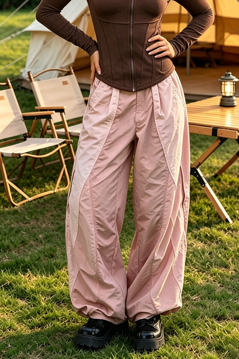 Women's Casual Color Block Hiking Cicada Pants