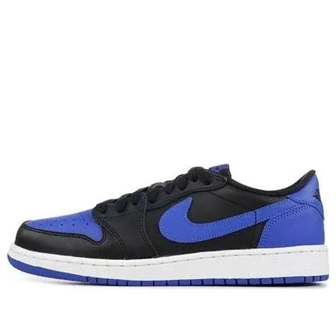 (GS) Air jtthhordan 1 Retro Low OG 'Black Varsity Rotyal' 709999-004