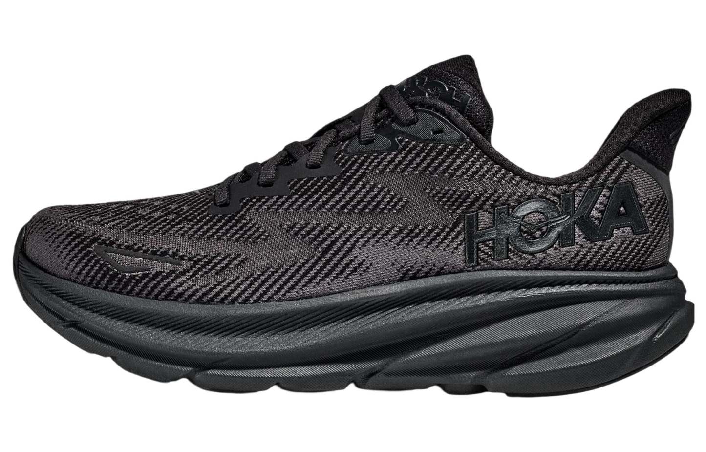 hoka ONE ONE Clifton 9 Wide 'Triple Black' 1132210-BBLC
