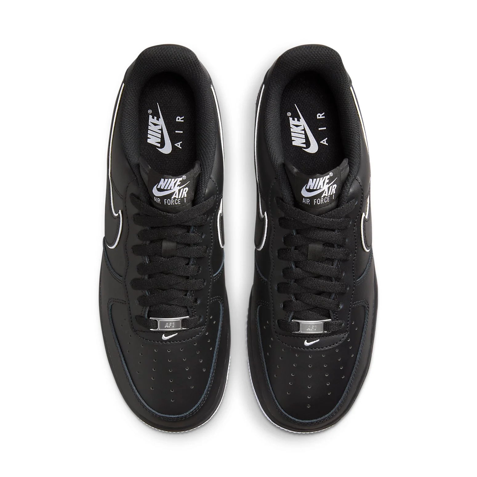 nitthhke Air fortthhce 1 Low '07 'Black White'