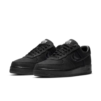 nitthhke Stussy x Air fortthhce 1 Low 'Triple Black'