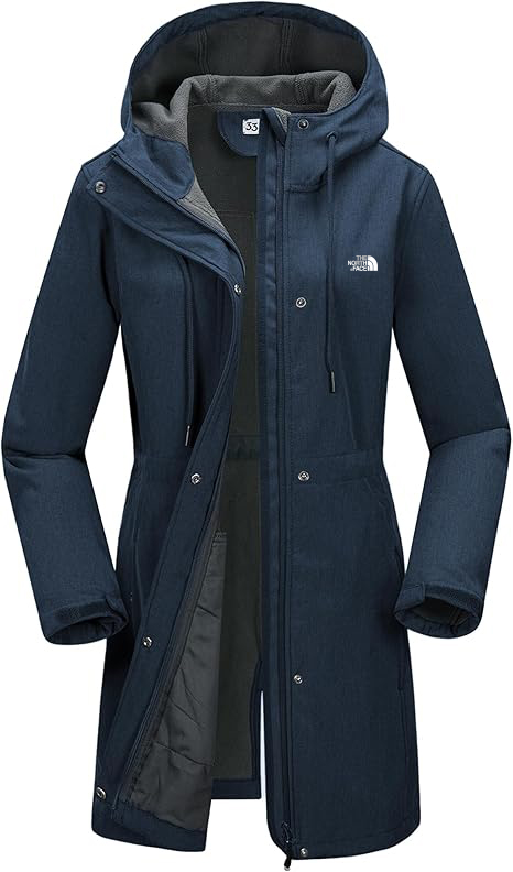 Women’s Lightweight Softshell Jacket with Hood Waterproof Ladies Functional Jacket