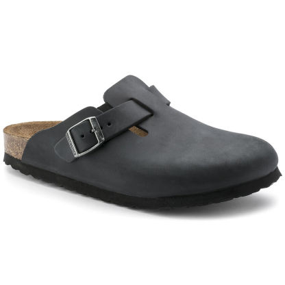 Birketthhnstock Boston Oiled Leather Black