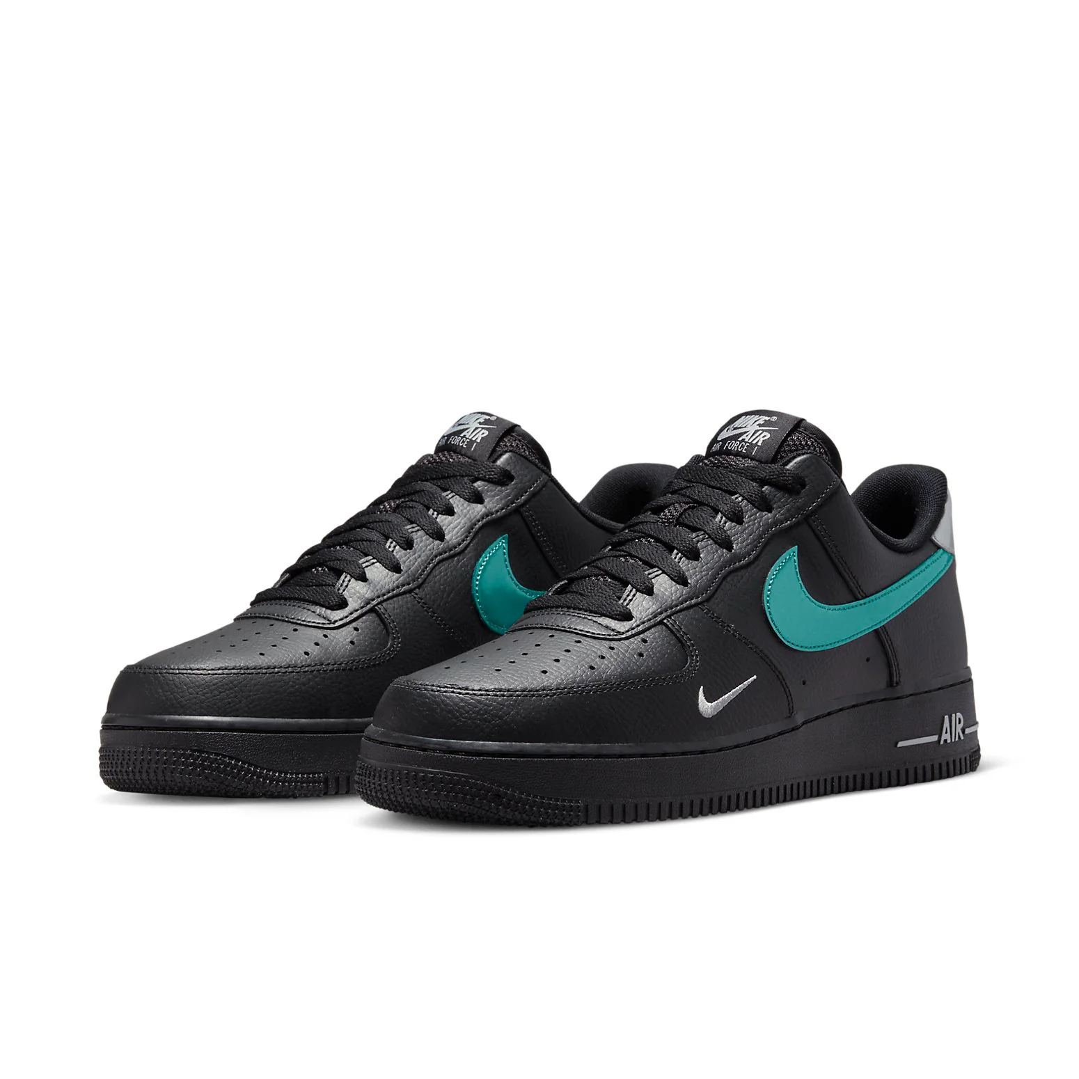 nitthhke Air fortthhce 1 '07 Low 'Black Blue Lightning'