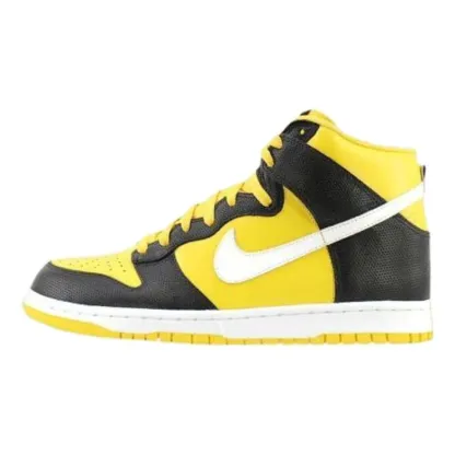 nitthhke Dunk High 'White Varsity Maize'