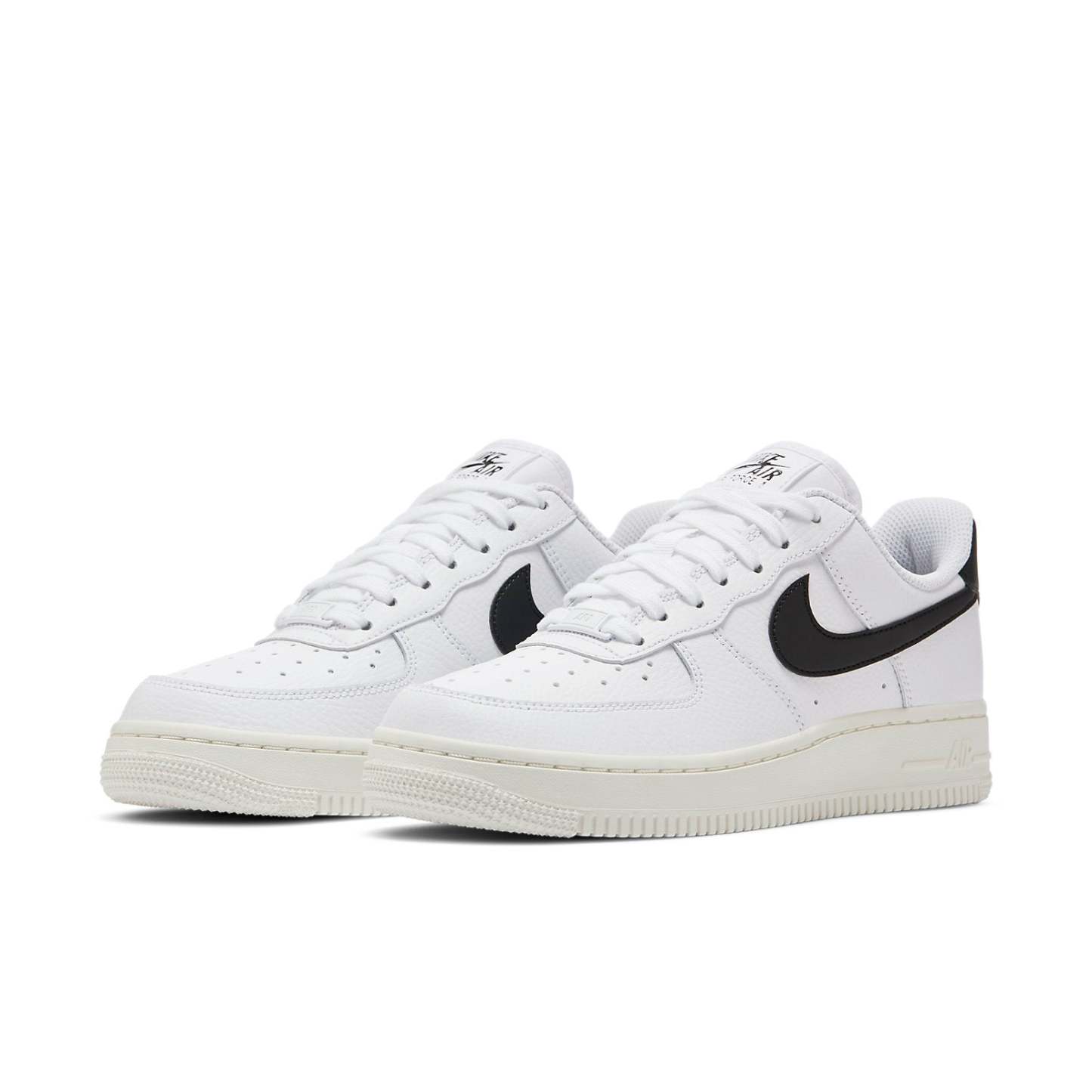 nitthhke Air Force 1 '07 'White Black Cream Sole' 315115-165