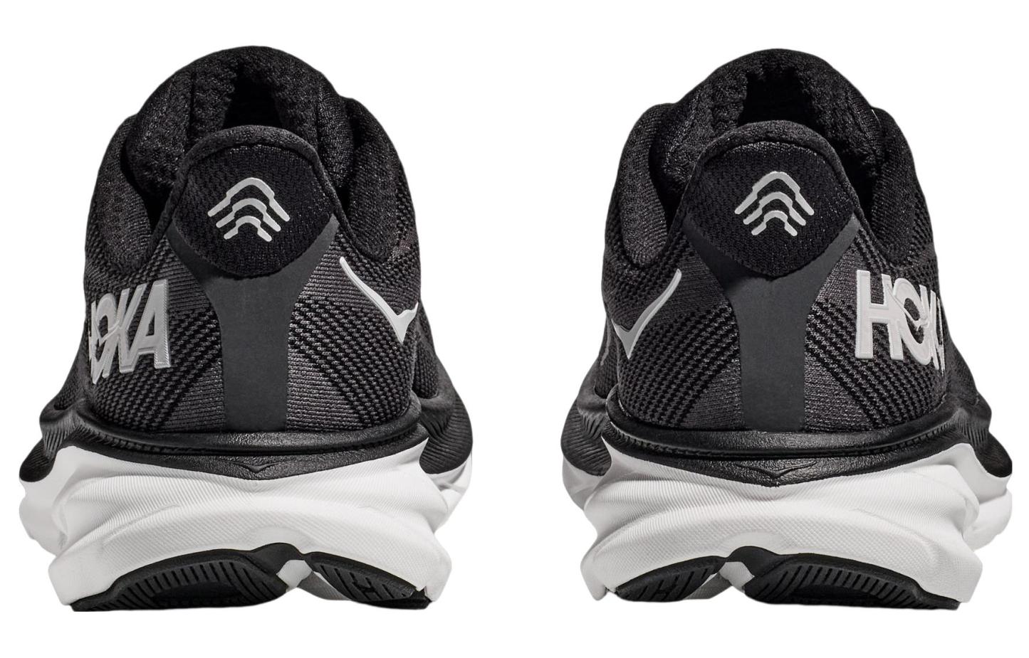 hoka ONE ONE Clifton 9 2E Wide 'Black White' 1132210-BWHT