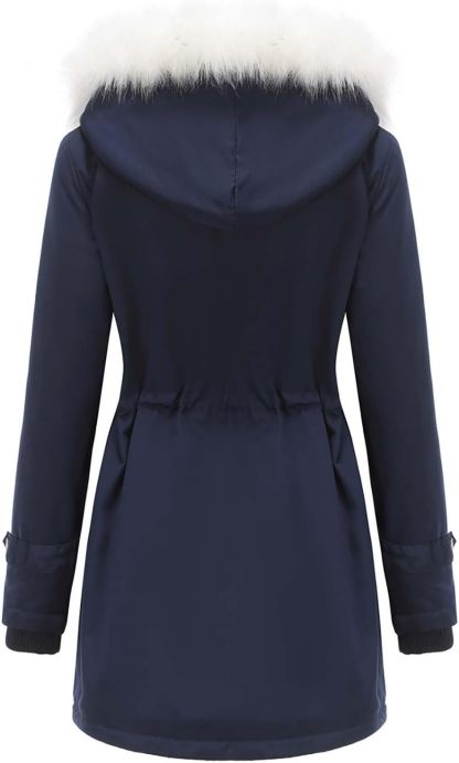 Winter Long Sleeve Parka Jackets - Women's