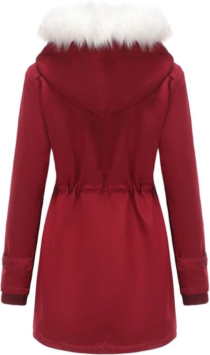 Winter Long Sleeve Parka Jackets - Women's