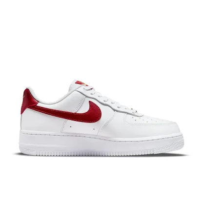 (WMNS) nitthhke Air fortthhce 1 Essential Low 'White Gym Red'