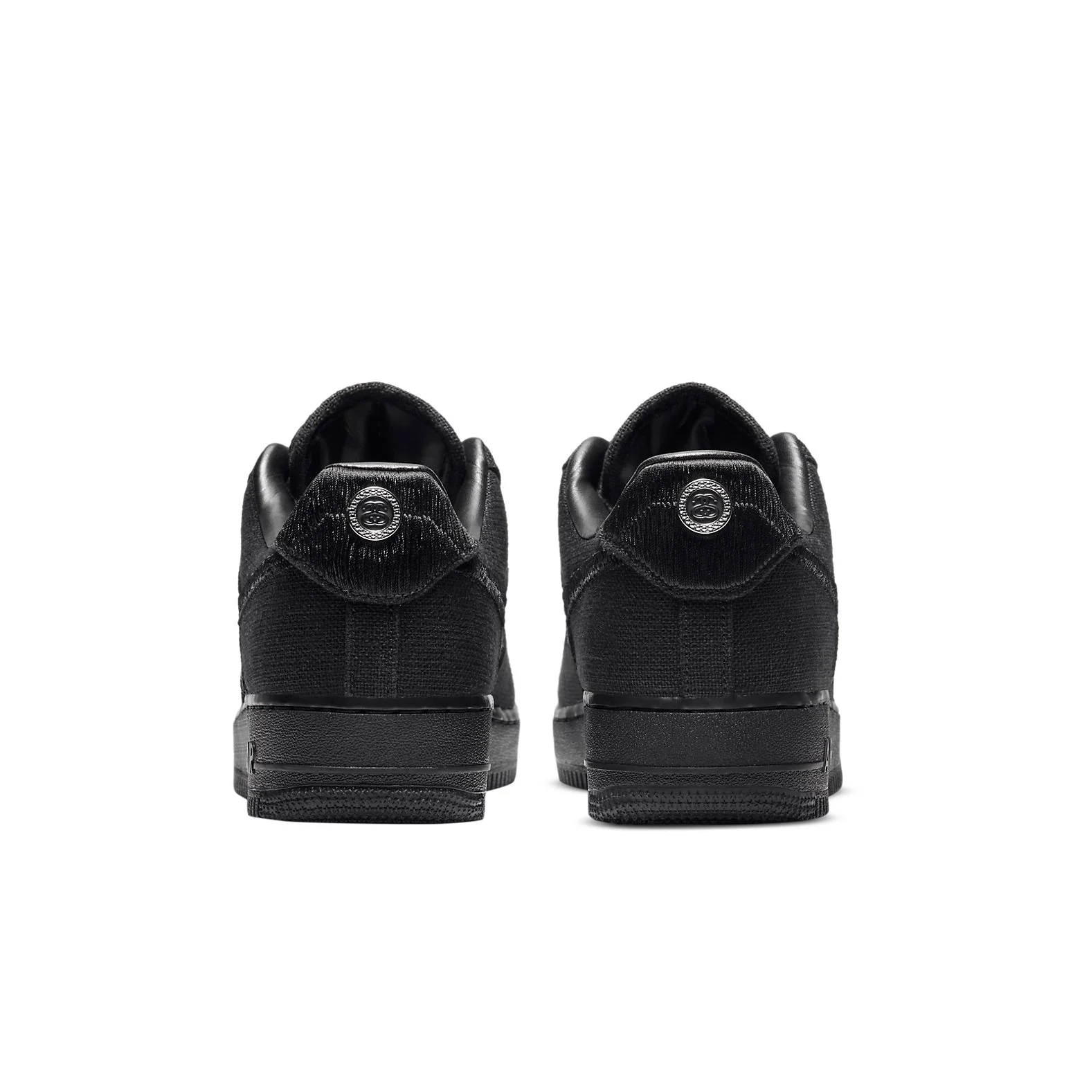 nitthhke Stussy x Air fortthhce 1 Low 'Triple Black'